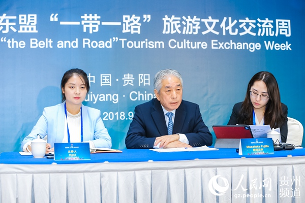 日本—東盟中心秘書長藤田正。孫一銘 攝