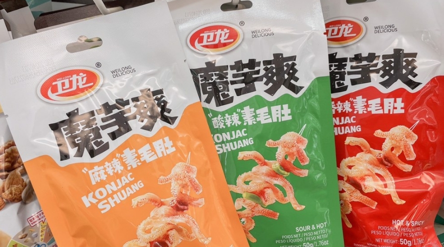 圖為魔芋爽。圖片來(lái)源：臺(tái)灣《聯(lián)合報(bào)》楊雅婷攝。